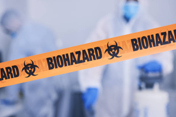 Professional Biohazard Cleanup technician working in Lewiston, MN